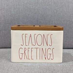 Rae Dunn Seasons Greeting Bathroom Decor